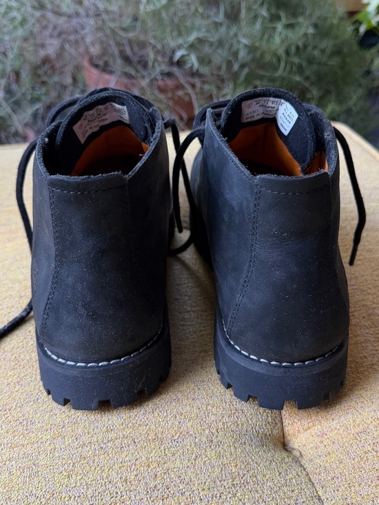 Mens Timberland Chukka Boots, nubuck black leather, 8W main image 5